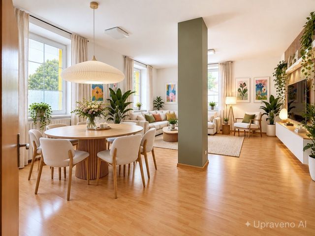 Velkorysý byt 2+kk na 90 m², bydlení ateliérového typu — fotografie upravená AI 9